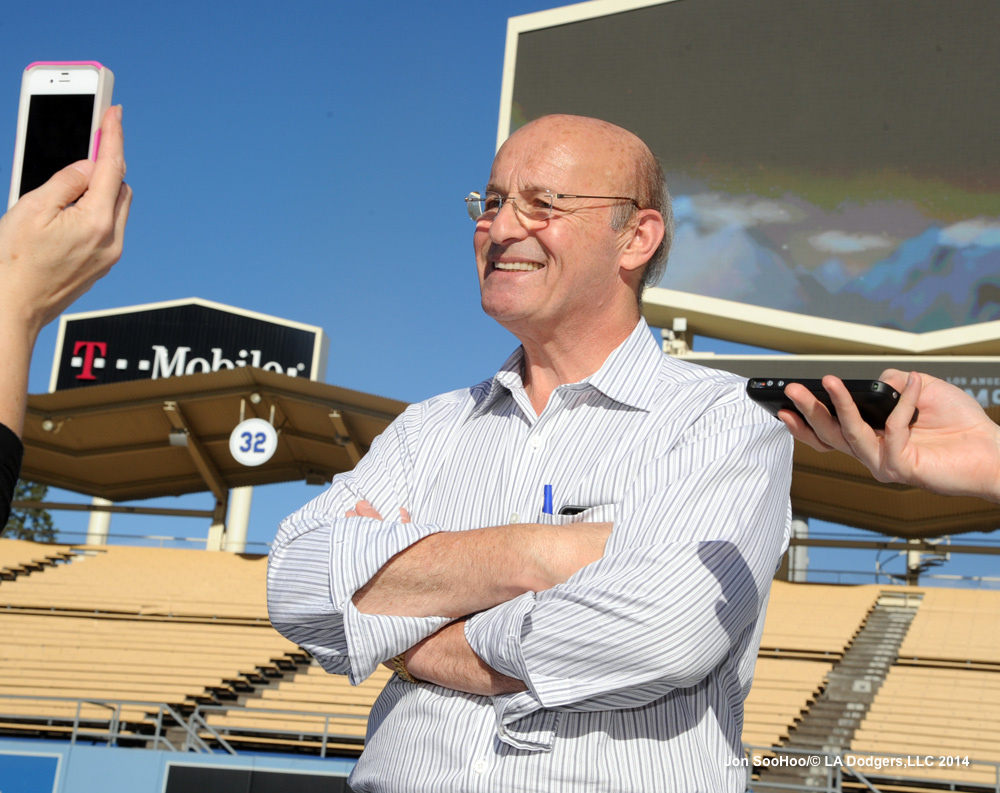 KINGS-DUCKS PRESS CONFERENCE AT DODGER STADIUM