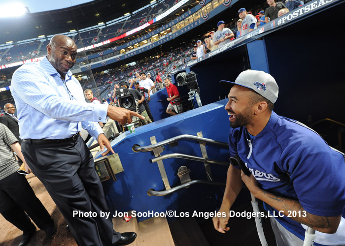 LOS ANGELES DODGERS AT ATLANTA BRAVES