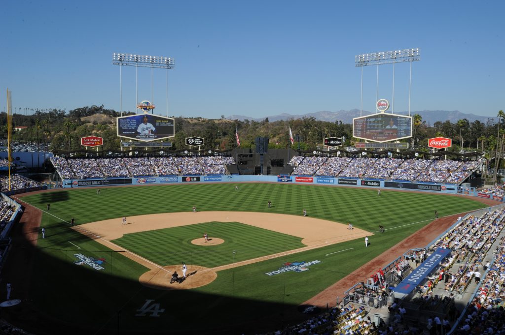 ST. LOUIS CADRDINALS AT LOS ANGELES DODGERS