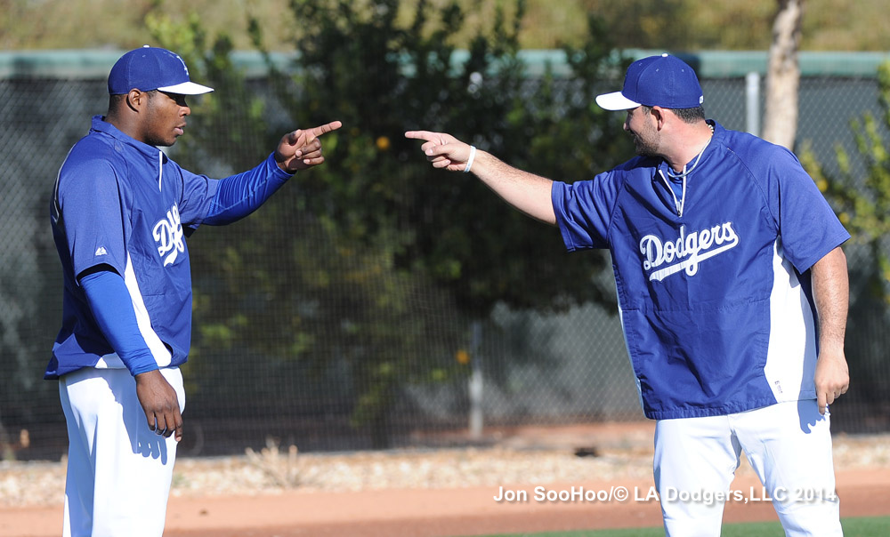 Los Angeles Dodgers workout at Camelback Ranch-Glendale