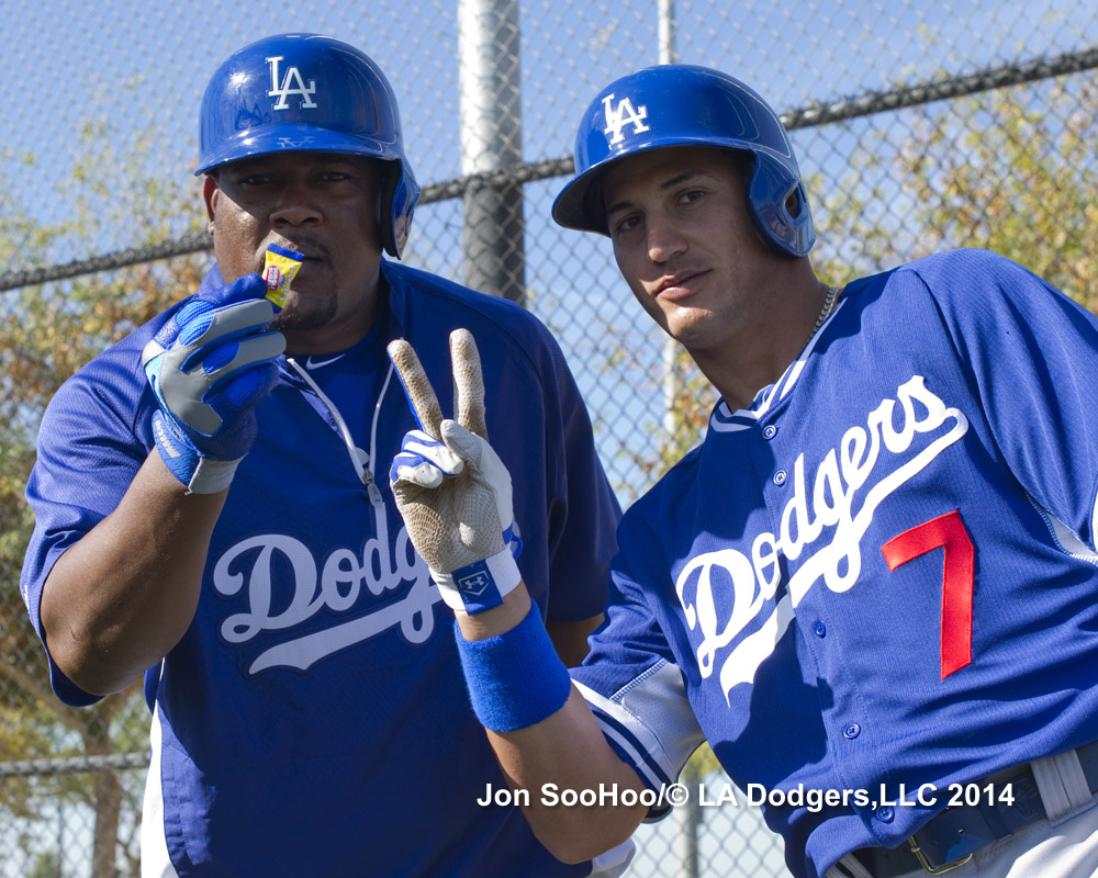 Los Angeles Dodgers first full squad workout