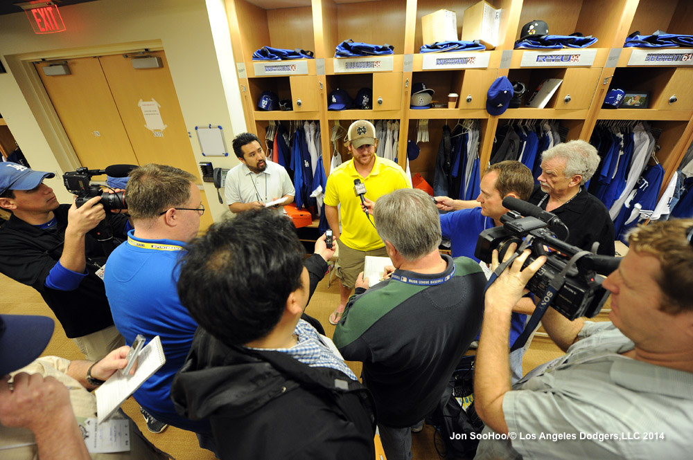 Chad Billingsley meets reporters today. More from Jon SooHoo here.