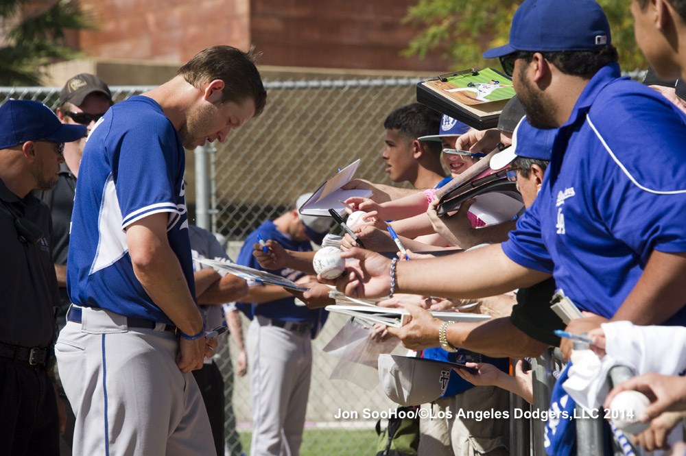 Los Angeles Dodgers workout