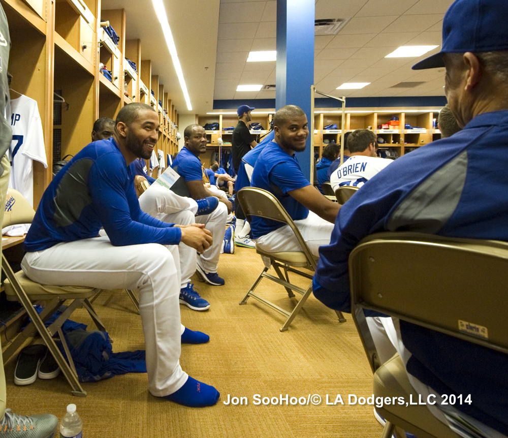 Los Angeles Dodgers first full squad workout