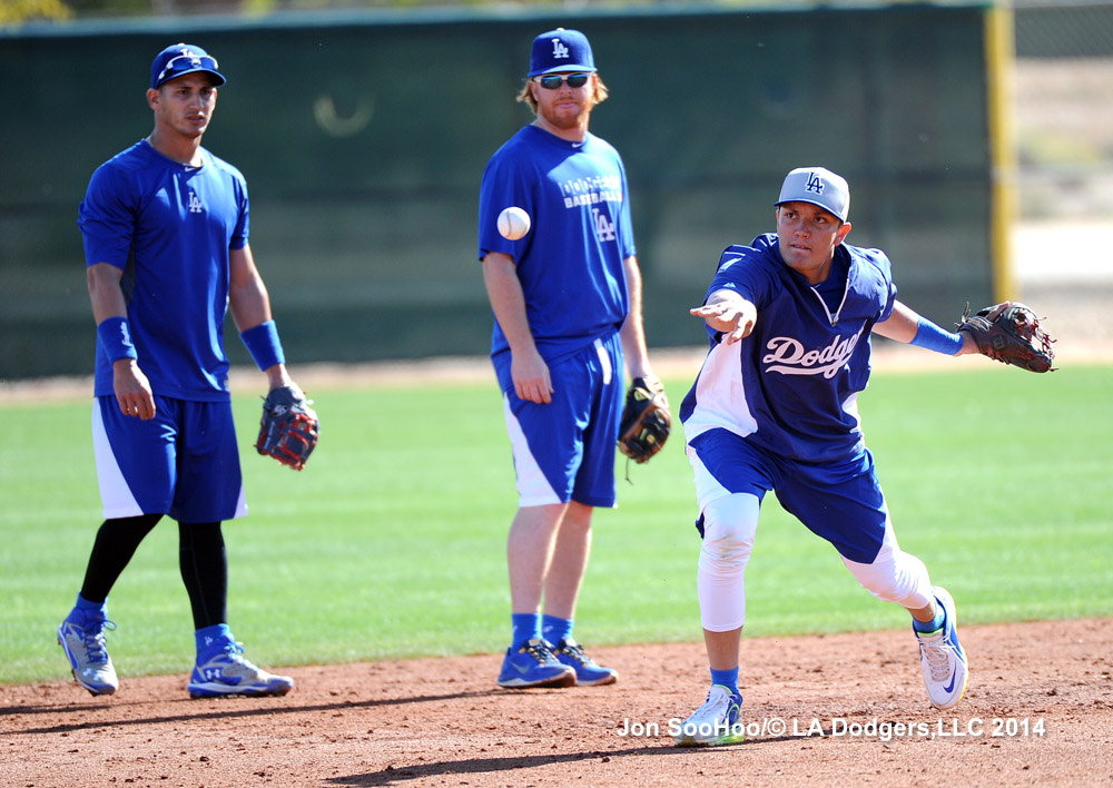 Los Angeles Dodgers workout at Camelback Ranch-Glendale