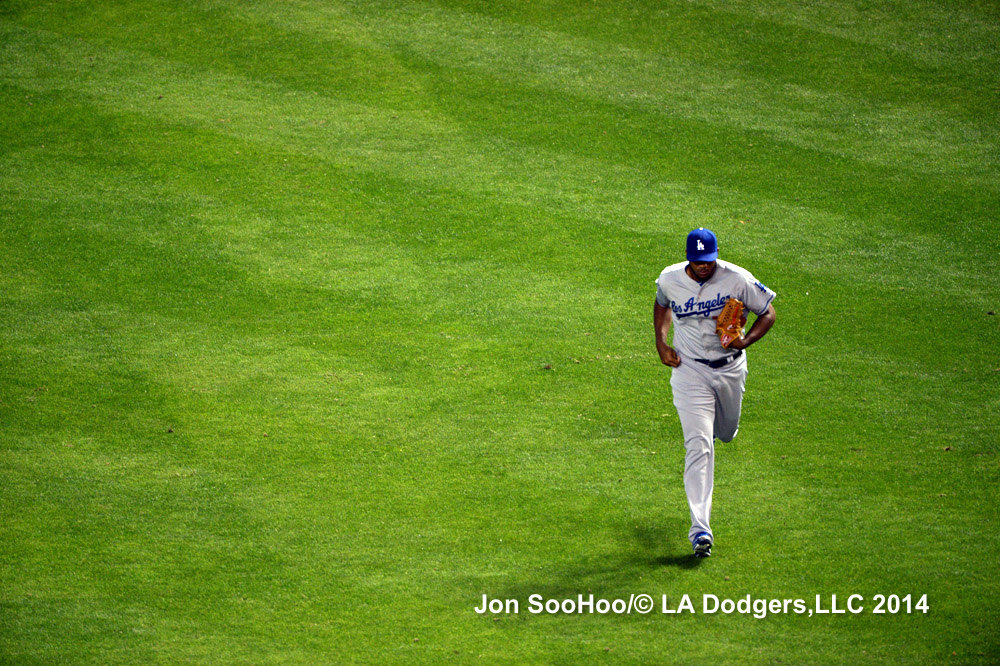 LOS ANGELES DODGERS AT ARIZONA DIAMONDBACKS