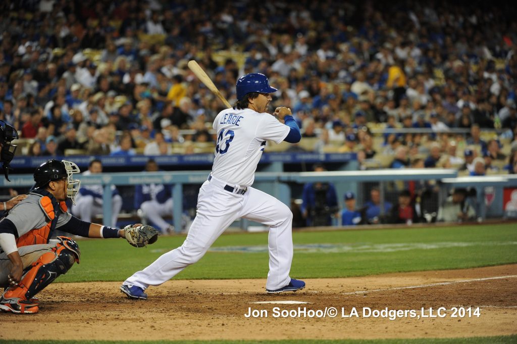 DETROIT TIGERS AT LOS ANGELES DODGERS