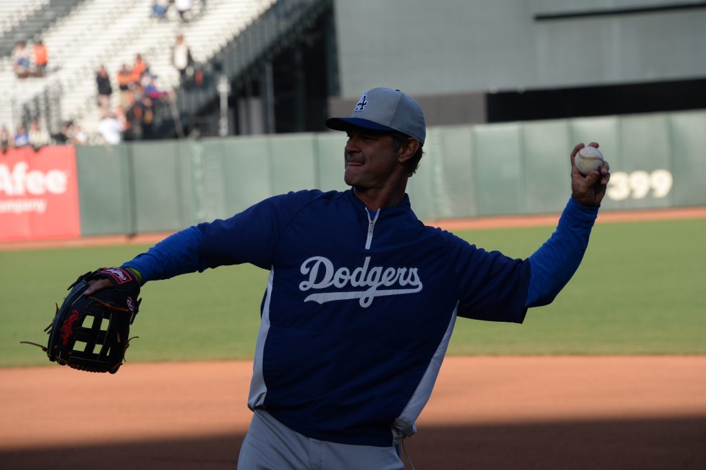 LOS ANGELES DODGERS AT ARIZONA DIAMONDBACKS