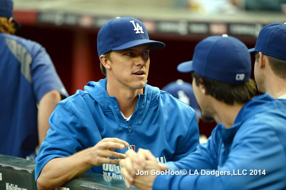 LOS ANGELES DODGERS AT ARIZONA DIAMONDBACKS