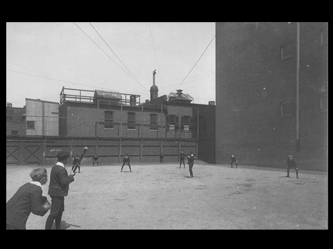 F Barton Harvey pitcher rooftop downtown Baltimore 1905