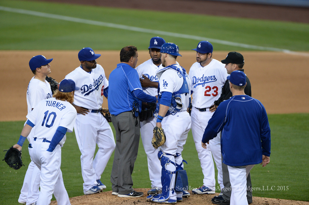 Los Angeles Dodgers vs Miami Marlins Wednesday, May 13, 2015 at Dodger Stadium in Los Angeles,California.  Photo by Jon SooHoo/©Los Angeles Dodgers,LLC 2015