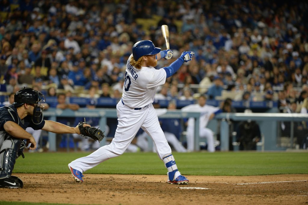 Justin Turner is slugging .538 in 233 at-bats against right-handed pitchers. (Jill Weisleder/Los Angeles Dodgers)