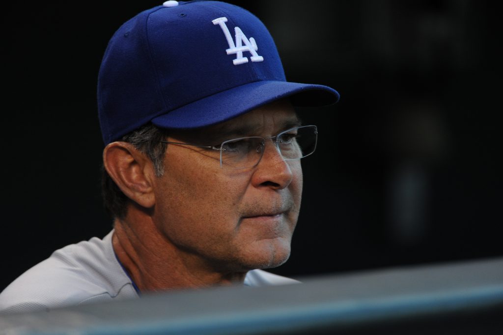 Don Mattingly went 446-363 as Dodger manager. (Jon SooHoo/Los Angeles Dodgers)