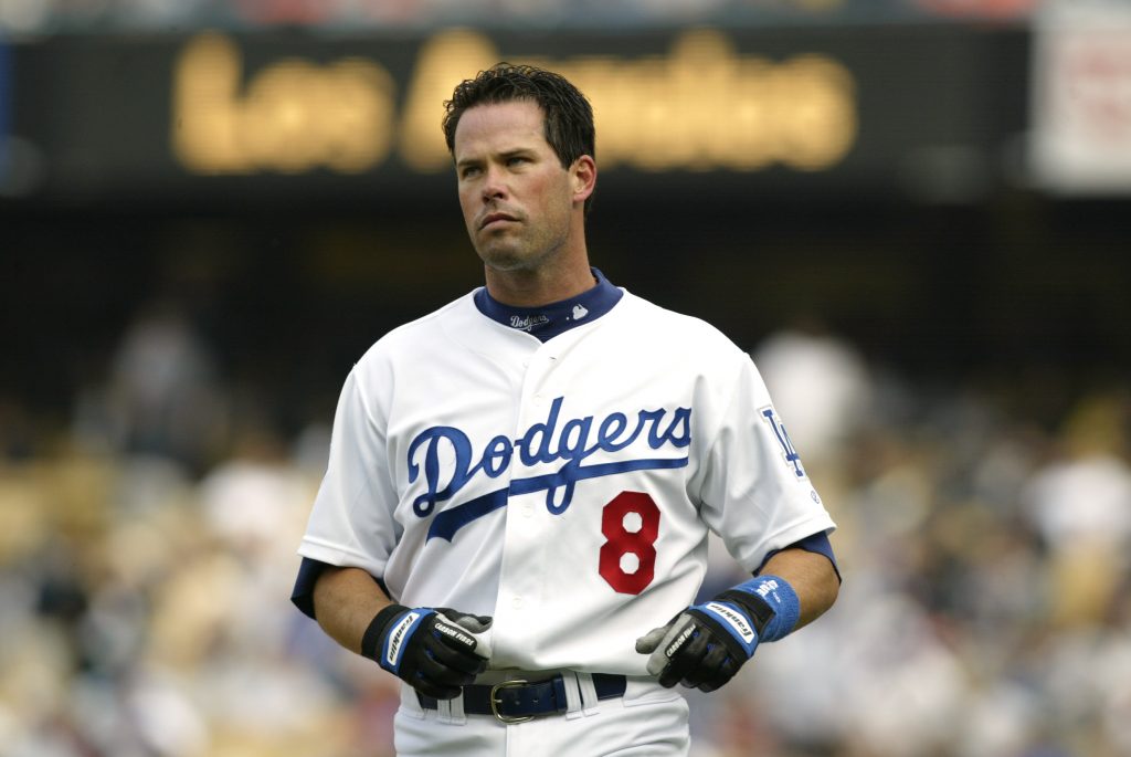 Mark Grudzielanek on Opening Day, 2002. (Adam Pretty/Getty Images)