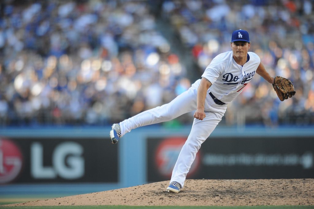 Matt West made his Dodger debut June 20. (Juan Ocampo/Los Angeles Dodgers)