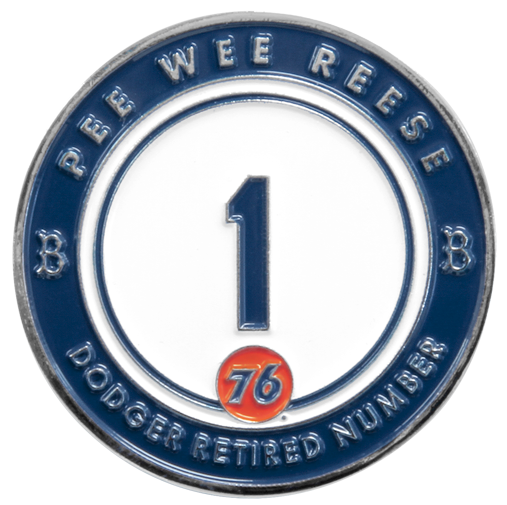 5.9.16 Retired Numbers Pin Series - Pee Wee Reese presented by 76