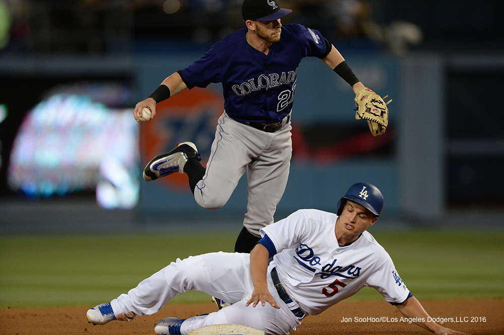 Corey Seager has been on base a ton lately, but he's still underneath Colorado's Trevor Story in the NL All-Star shortstop balloting.